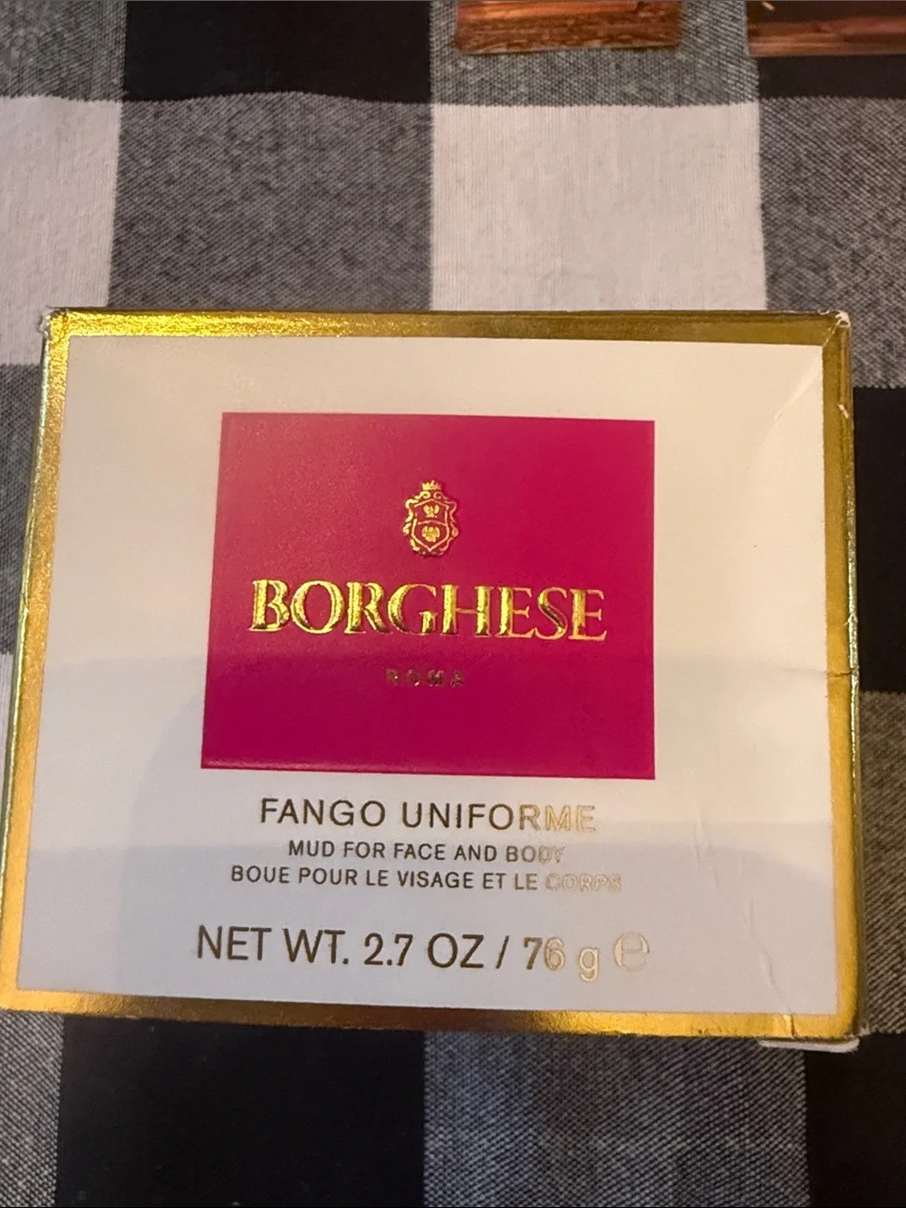 Borghese Fango Uniforme Mud for Face & Body — Pink Packaging New